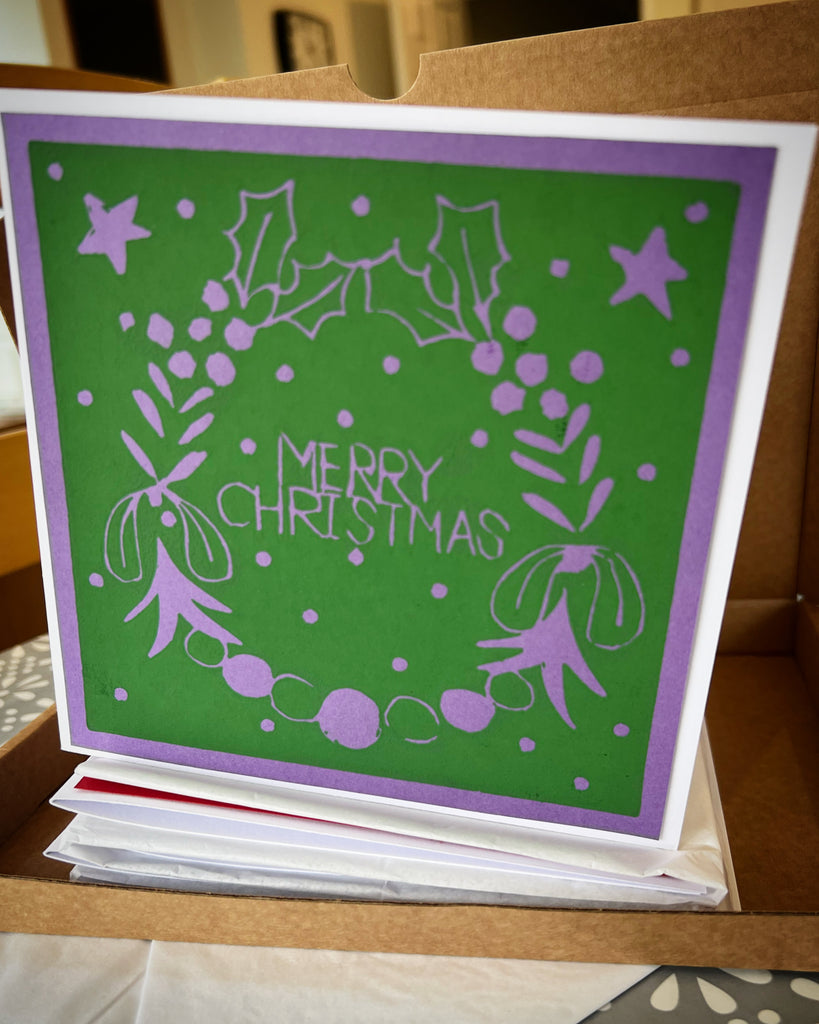Linocut Workshops with Zoe Howard - Creating Christmas Cards