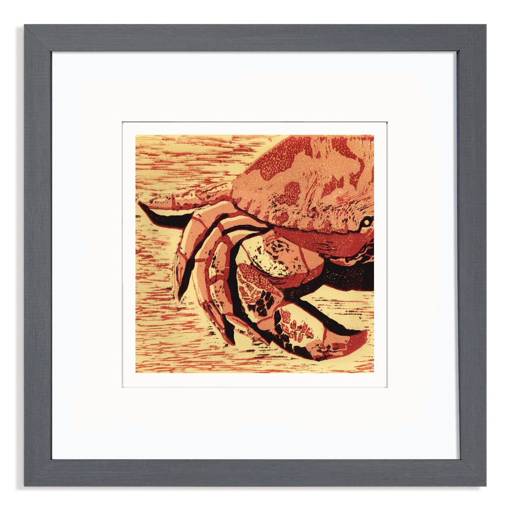 Cromer Crab Mounted Digital Print with framing options