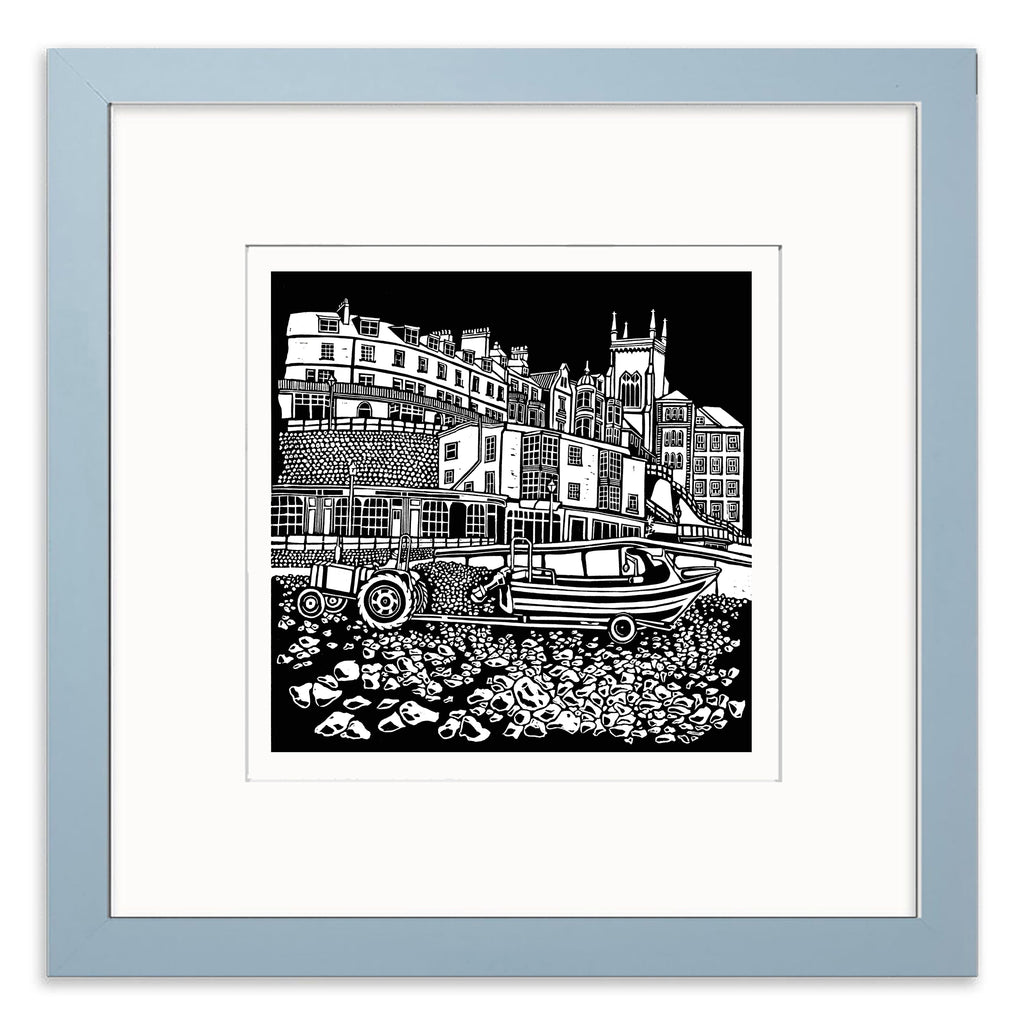 Low Tide, Cromer Mounted Digital Print with framing options
