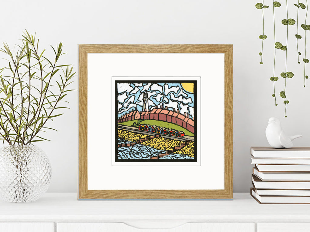 Southwold Lighthouse Mounted Digital Print with framing options