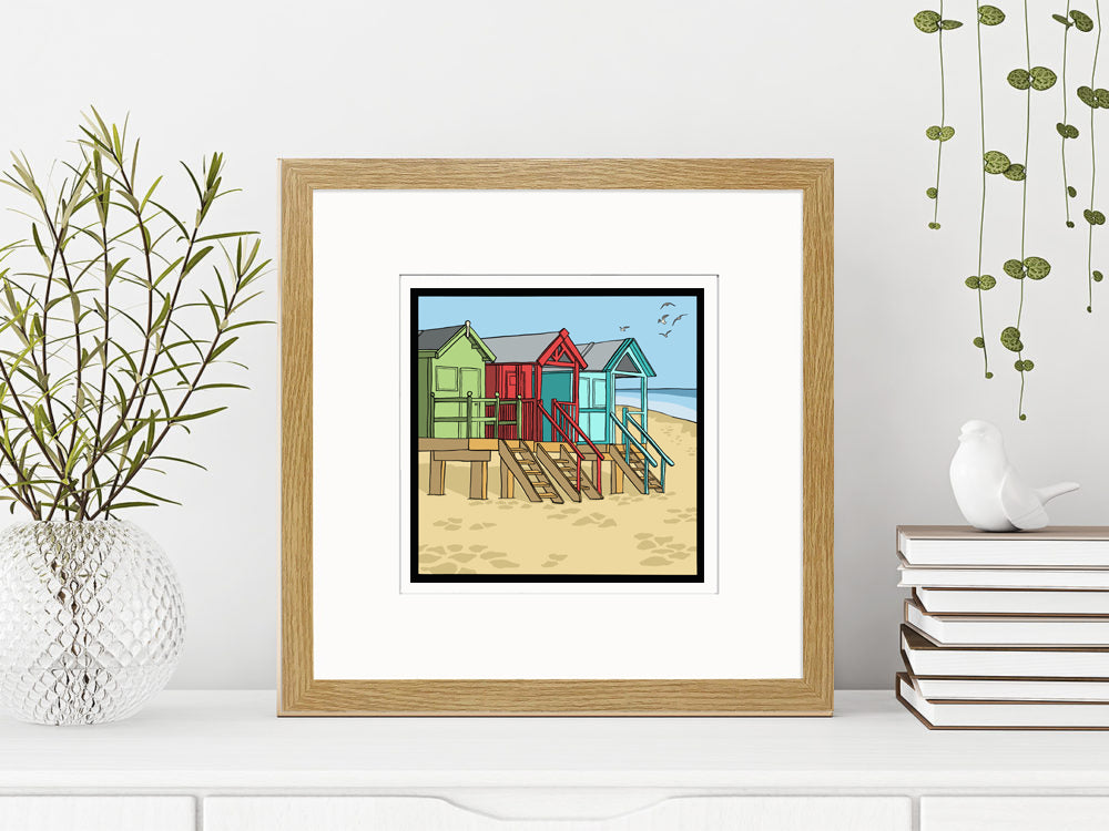 Summer Days Mounted Digital Print with framing options