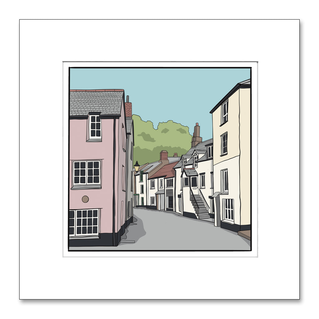 Lansallo Street, Polperro, Cornwall Print
