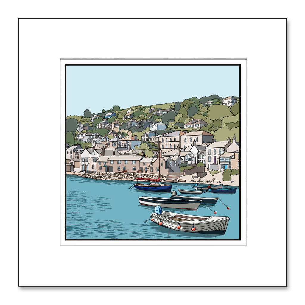 Mousehole Harbour, Cornwall Print