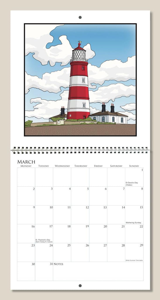 Norfolk Calendar 2026 illustrated by Zoe Howard