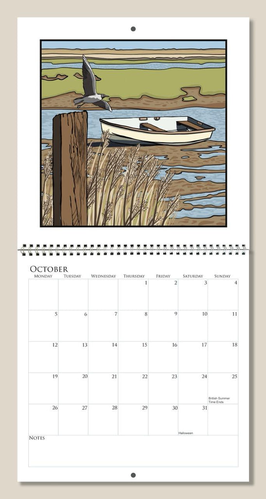 Norfolk Calendar 2026 illustrated by Zoe Howard
