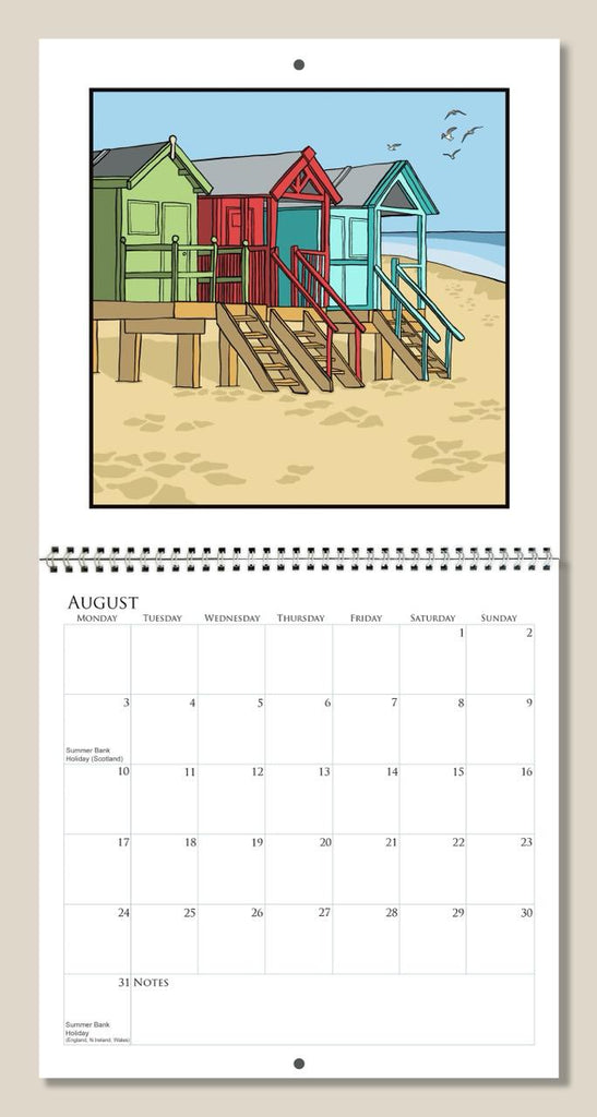 Norfolk Calendar 2026 illustrated by Zoe Howard