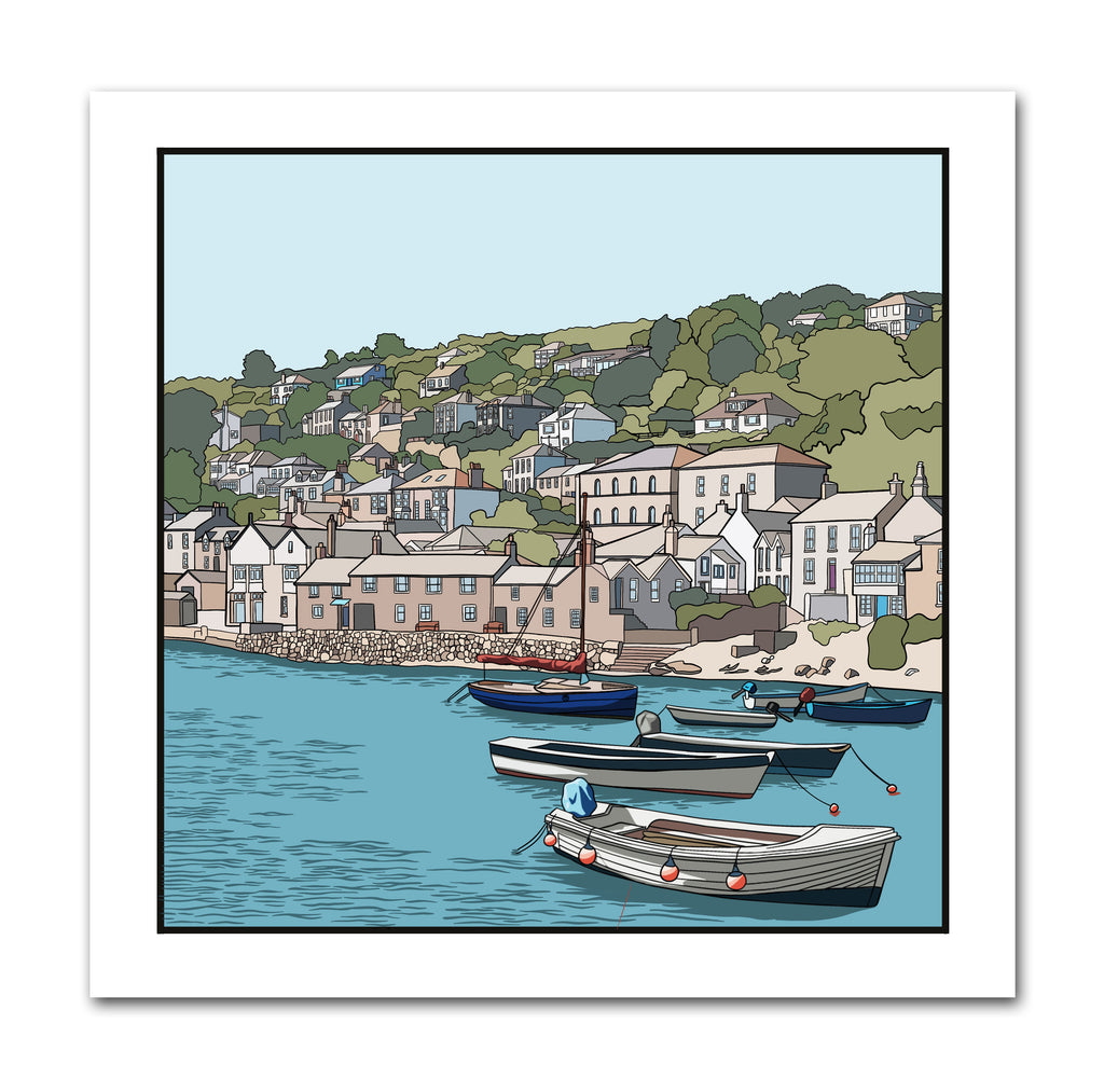Mousehole Harbour, Cornwall Print