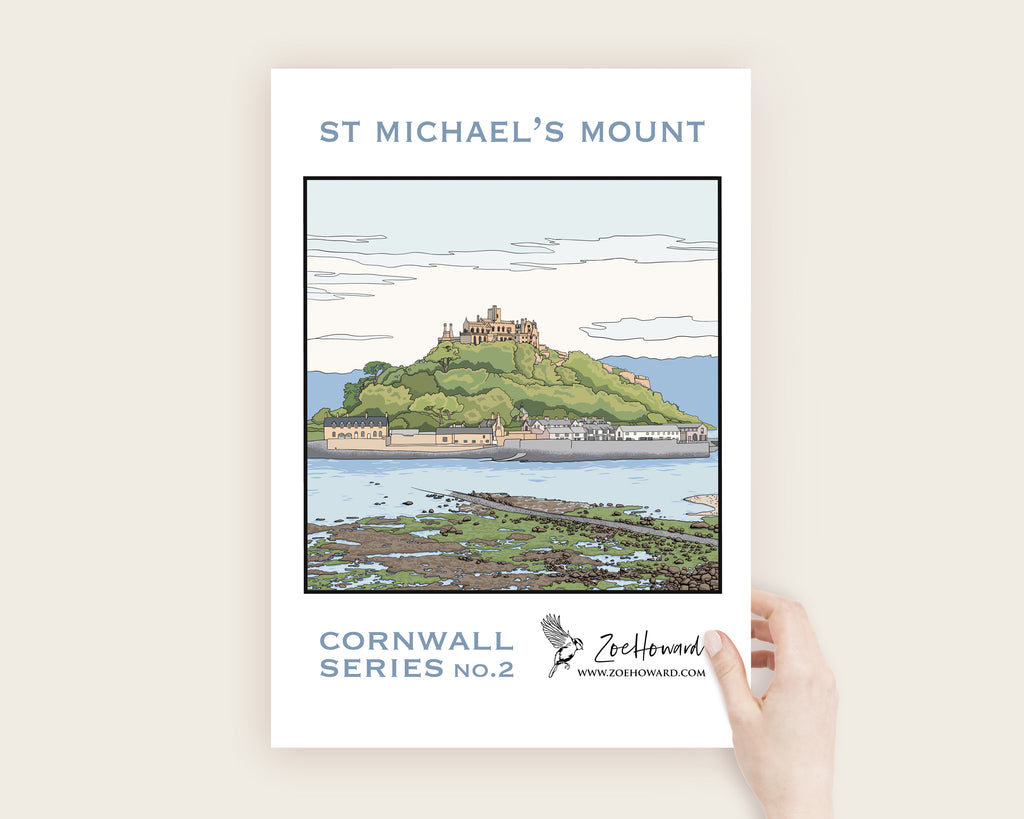 St Michael’s Mount, Cornwall A4/A3 Poster
