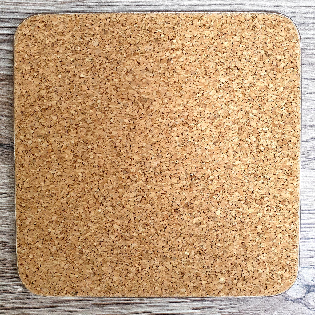 Norwich City Centre Melamine Coaster with Cork backing
