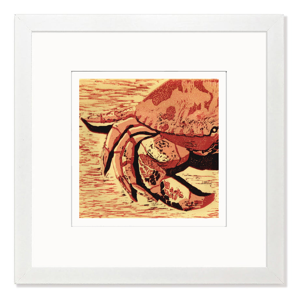Cromer Crab Mounted Digital Print with framing options