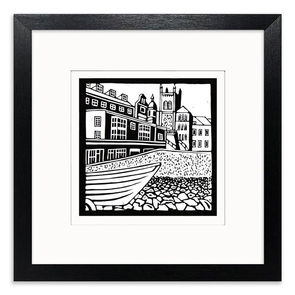 Cromer Seafront Mounted Digital Print with framing options