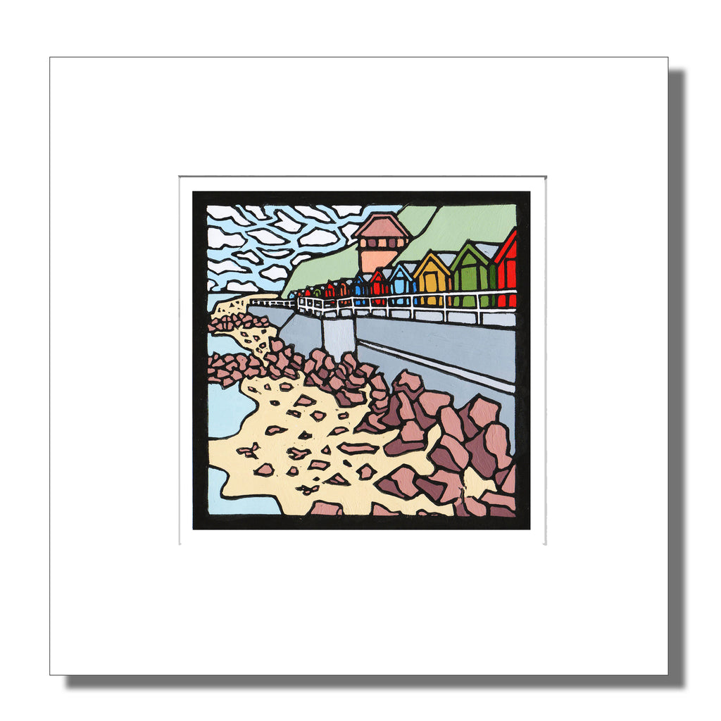 Sheringham Seafront Mounted Digital Print with framing options