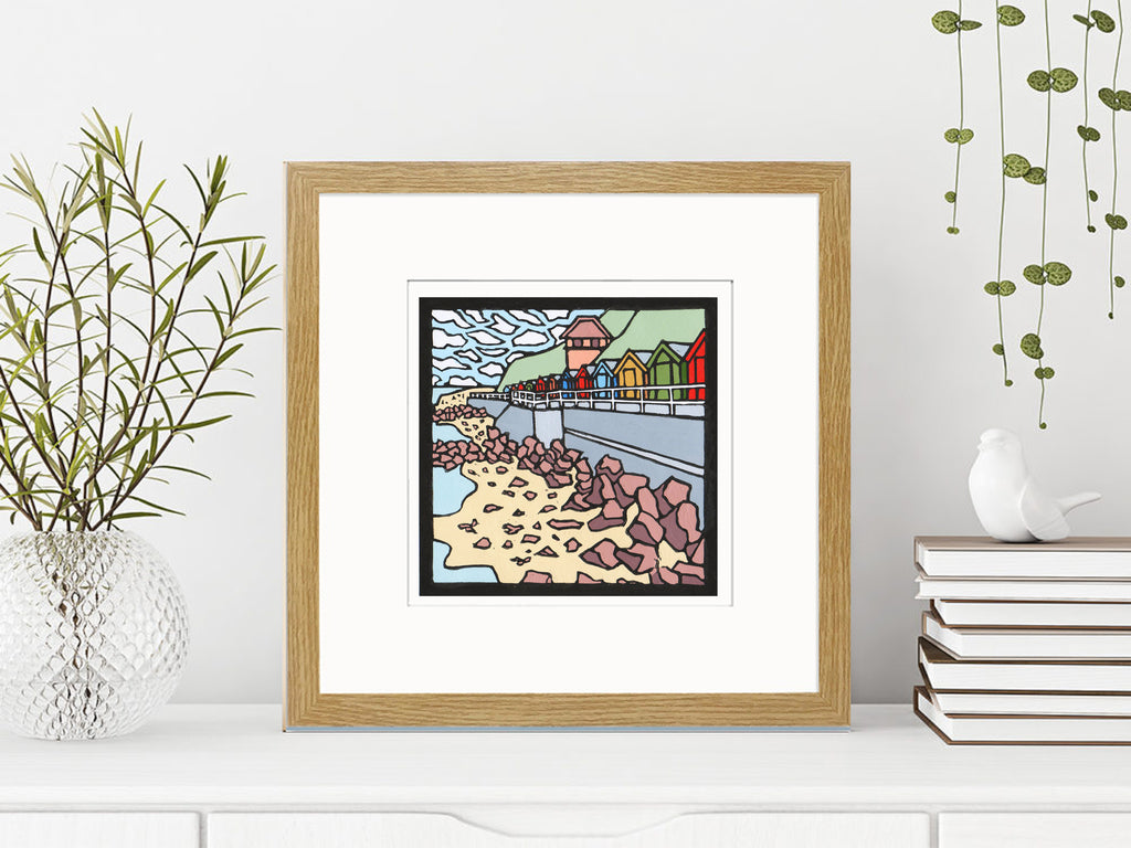 Sheringham Seafront Mounted Digital Print with framing options