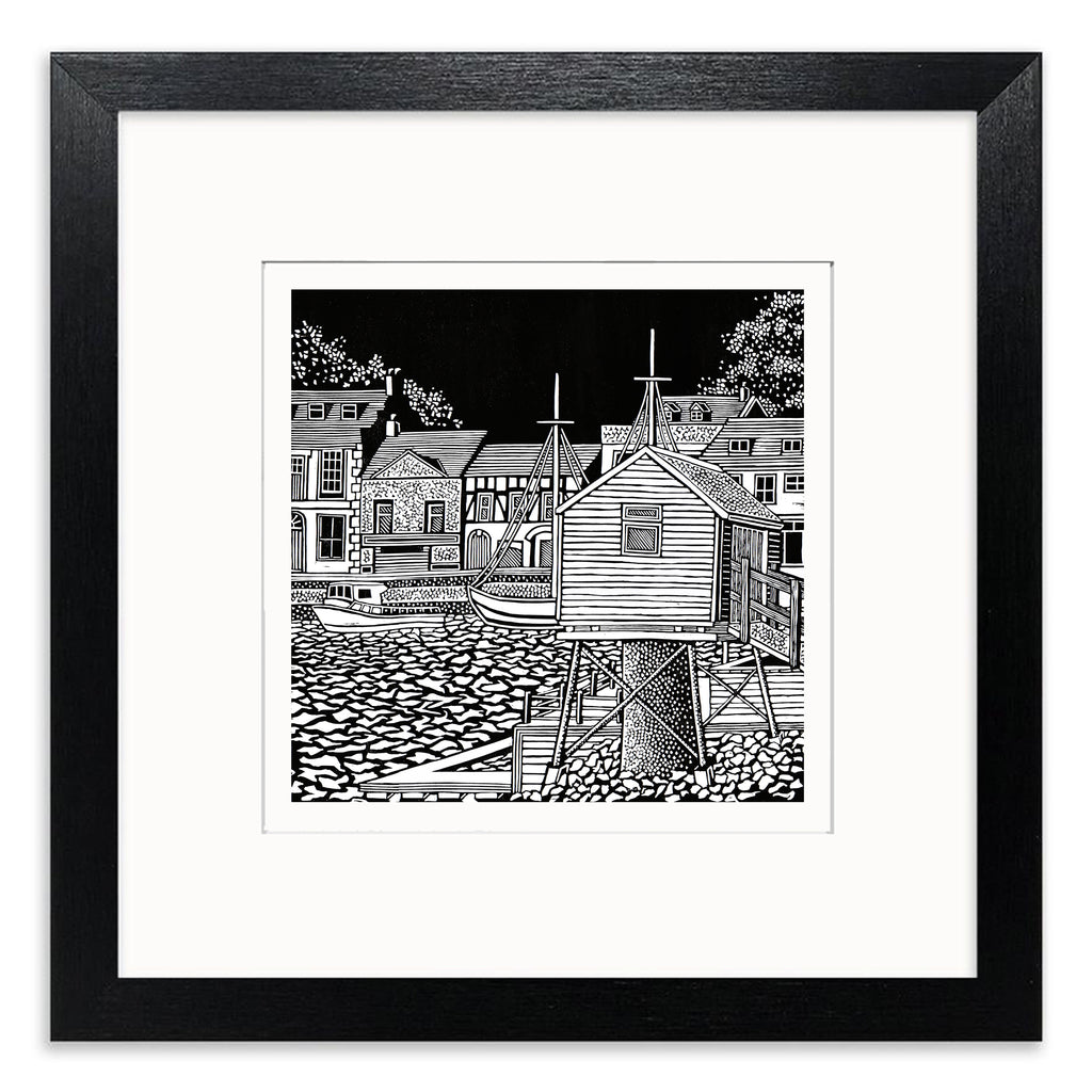 Wells next to the Sea Mounted Digital Print with framing options