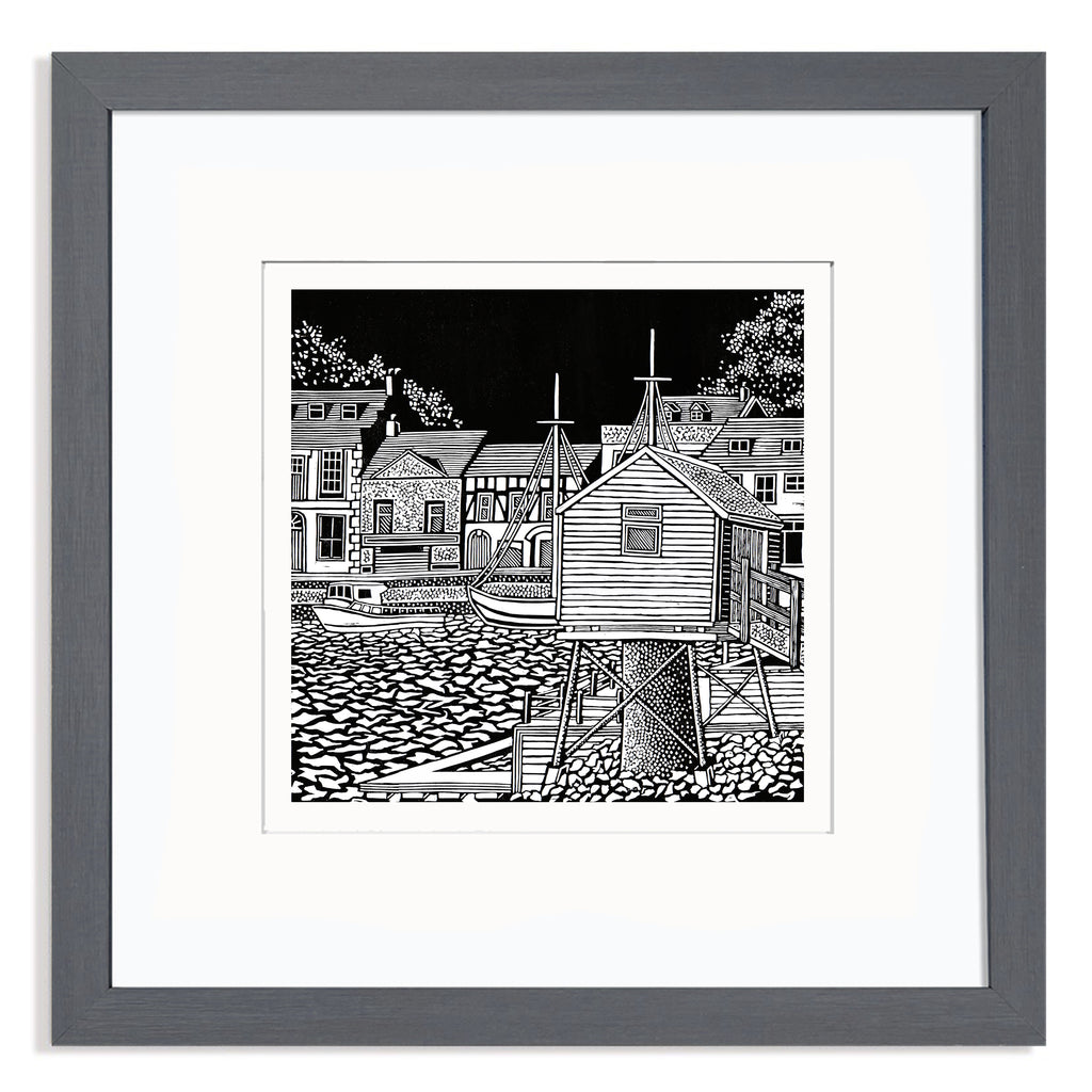 Wells next to the Sea Mounted Digital Print with framing options